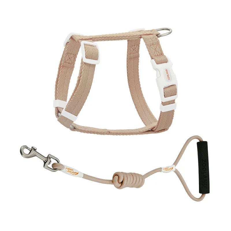 Adjustable Cat Harness Leash Set – Escape-Proof H-Style Walking Vest