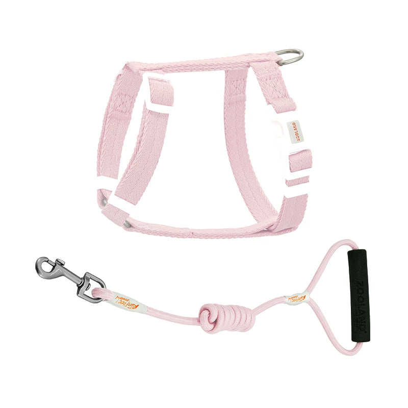 Adjustable Cat Harness Leash Set – Escape-Proof H-Style Walking Vest