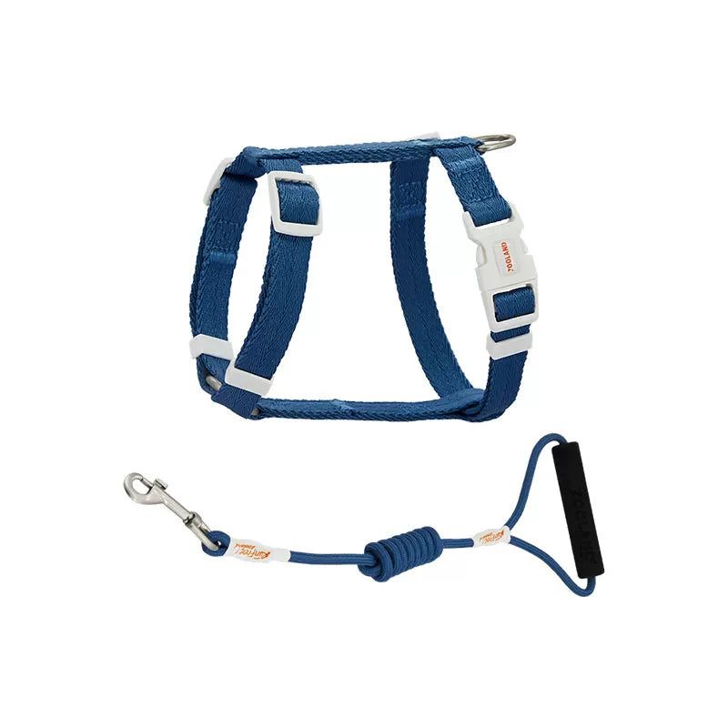 Adjustable Cat Harness Leash Set – Escape-Proof H-Style Walking Vest