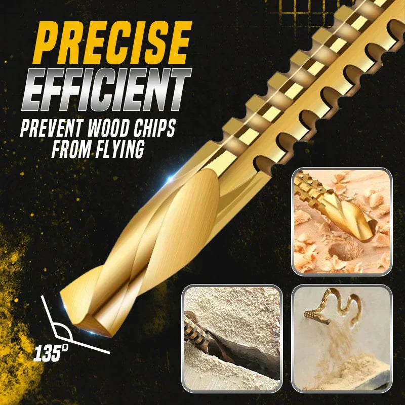 🔧 LIMITED-TIME 50% OFF! ⚙️ Twist Drill Bit Set – High-Speed Steel, Titanium-Coated & Multi-Material Ready 🧰