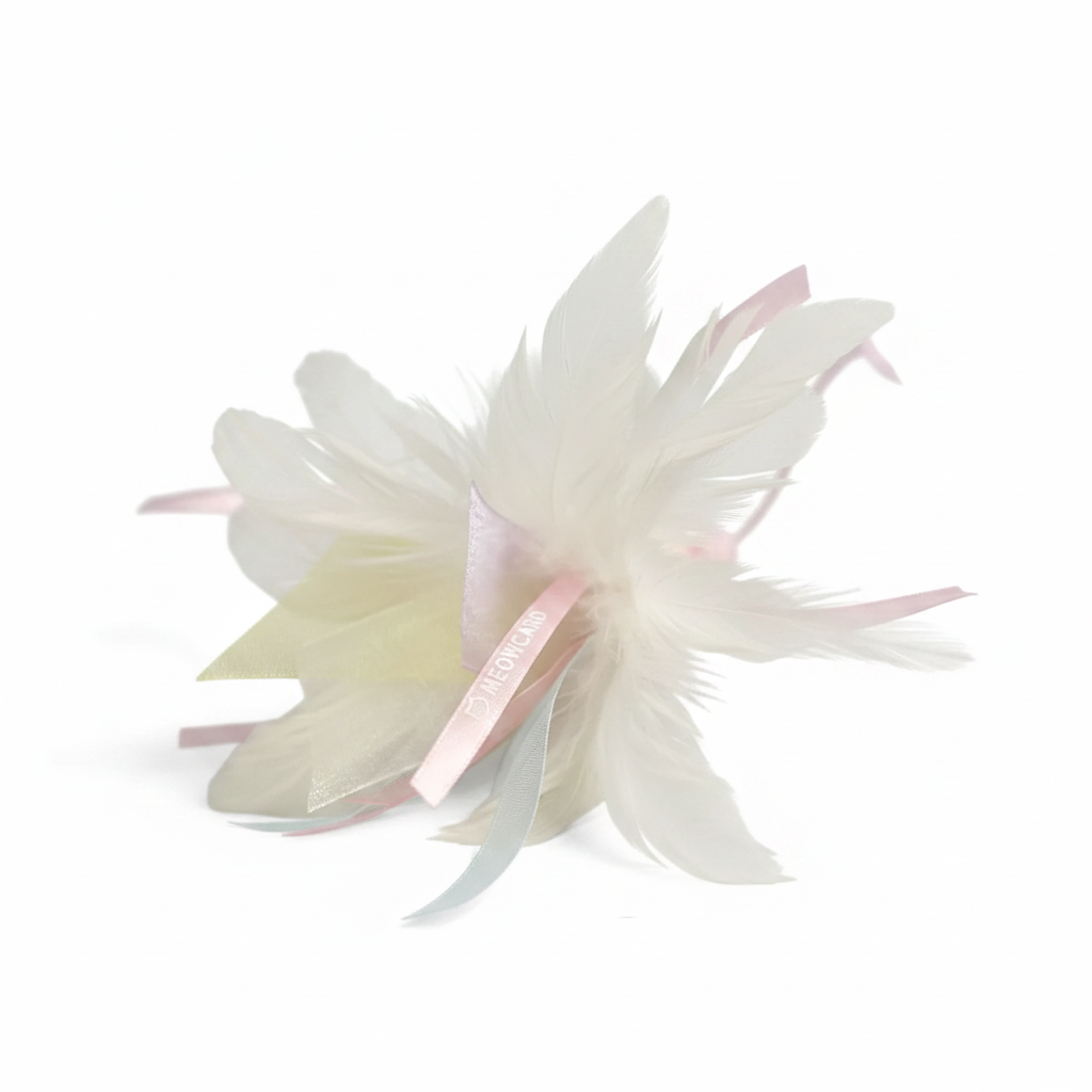 Feather Cat Toy - White Background