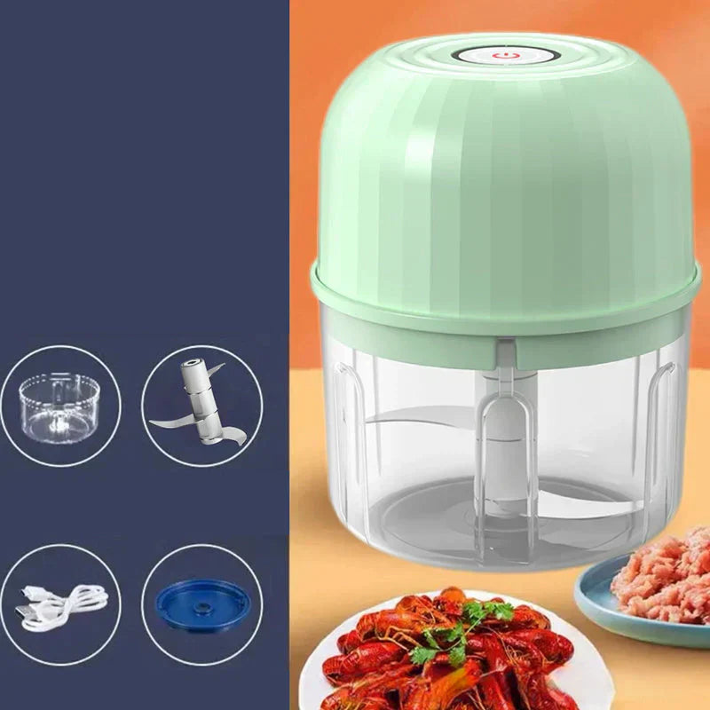 🎁2026 New Arrivals 50% OFF💥Cordless Multifunctional Mini Electric Food Processor, Wireless Portable Kitchen Chopper for Minced Meat, Garlic & Baby Puree, Fast Food Prep Kitchen Helper