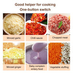 🎁2026 New Arrivals 50% OFF💥Cordless Multifunctional Mini Electric Food Processor, Wireless Portable Kitchen Chopper for Minced Meat, Garlic & Baby Puree, Fast Food Prep Kitchen Helper