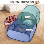 🐱 50% OFF NOW! 🧶 Large Cat Tunnel for Play and Lounging – Collapsible & durable – Perfect for hiding, chasing and napping – fun and cozy design 🐾✨